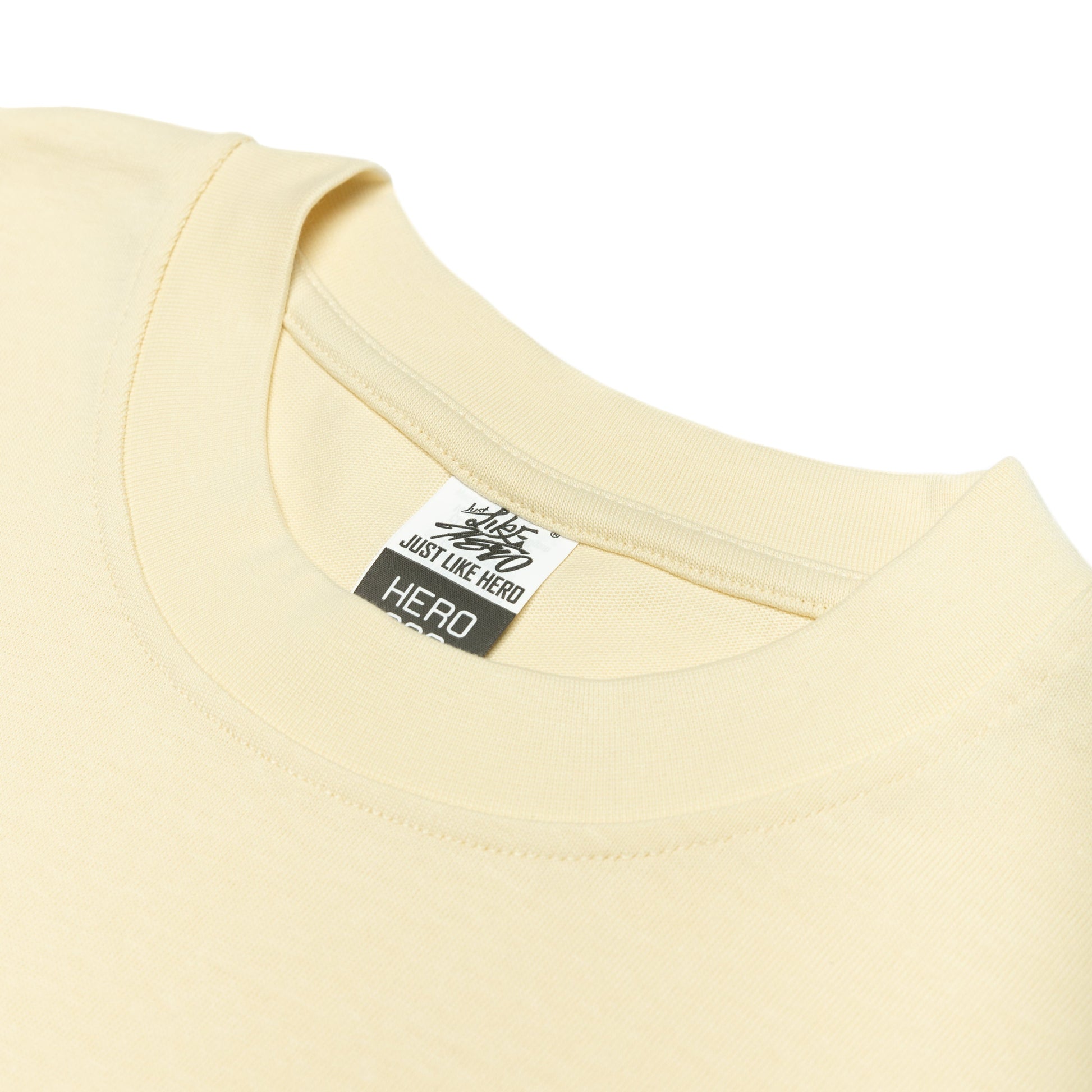 HERO-300 Unisex Super Heavy Oversized Tee - Ivory - Crewnecks