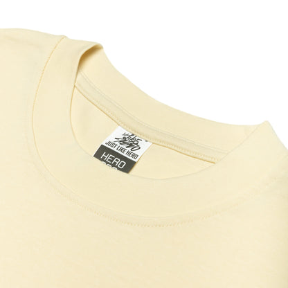 HERO-300 Unisex Super Heavy Oversized Tee - Ivory - Crewnecks
