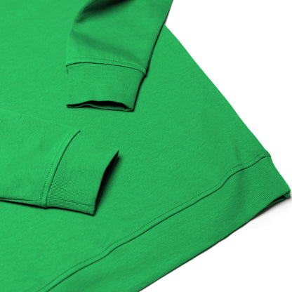 HERO-1020 Unisex Blank Crewneck Sweatshirt - Kelly Green - Crewnecks