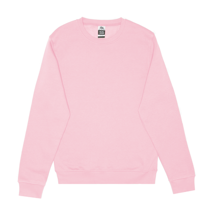 HERO-1020 Unisex Blank Crewneck Sweatshirt - Pink - Crewnecks