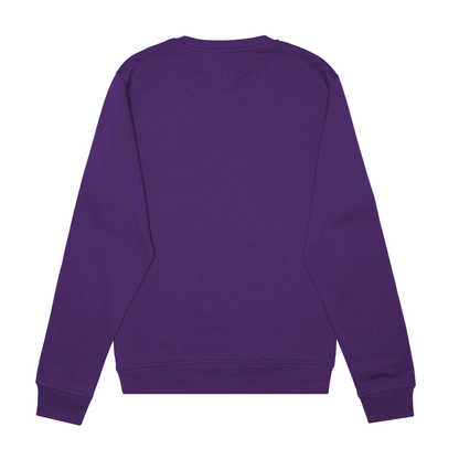 HERO-1020 Unisex Blank Crewneck Sweatshirt - Purple - Crewnecks