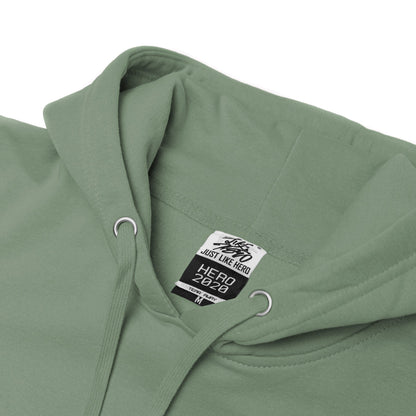HERO-2020 Unisex Blank Hoodie - Dusty Green