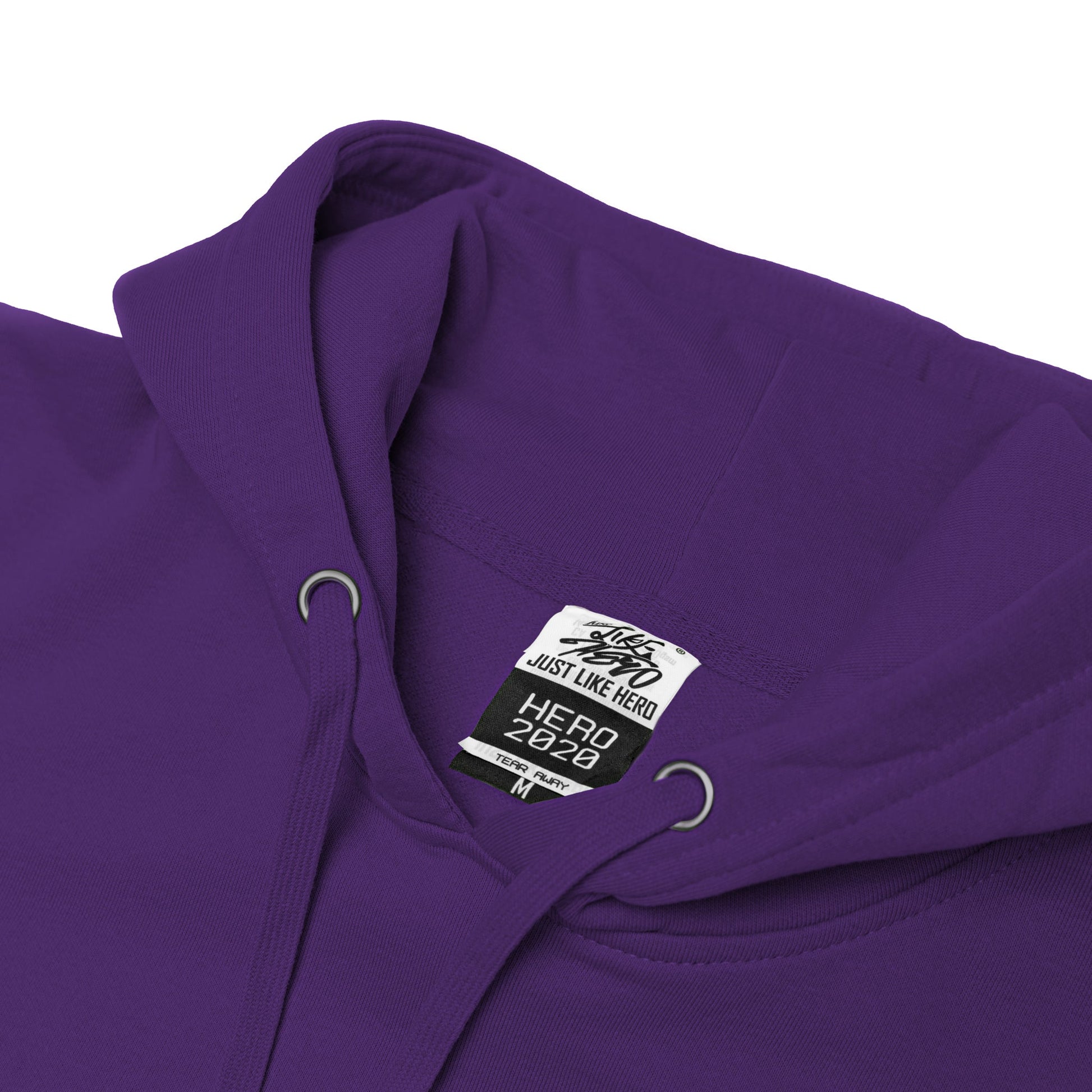 HERO-2020 Unisex Blank Hoodie - Purple