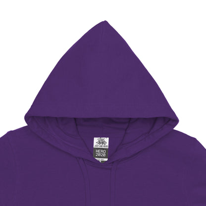 HERO-2020 Unisex Blank Hoodie - Purple