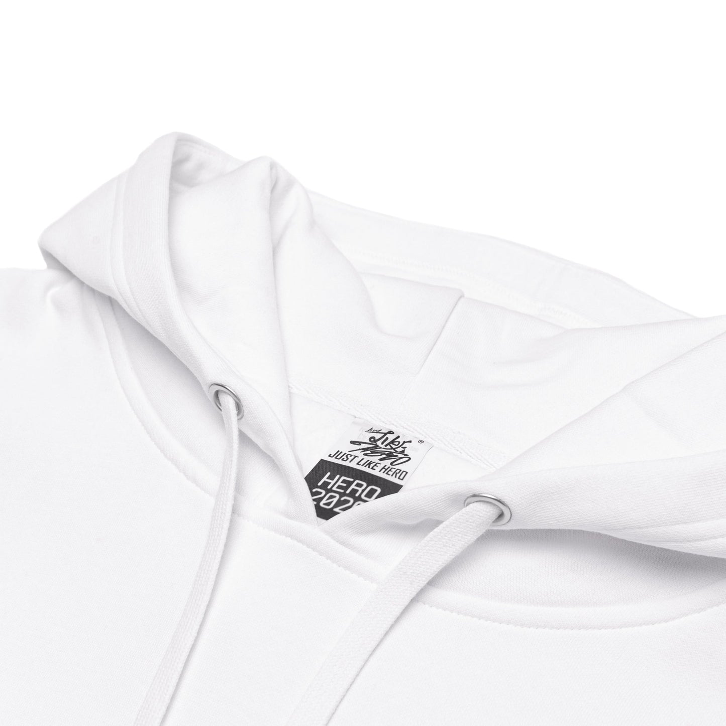 HERO-2020 Unisex Blank Hoodie - White