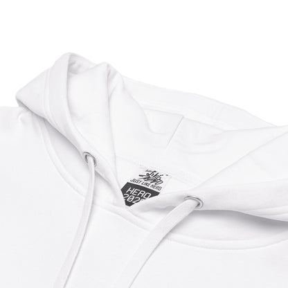 HERO-2020 Unisex Blank Hoodie - White