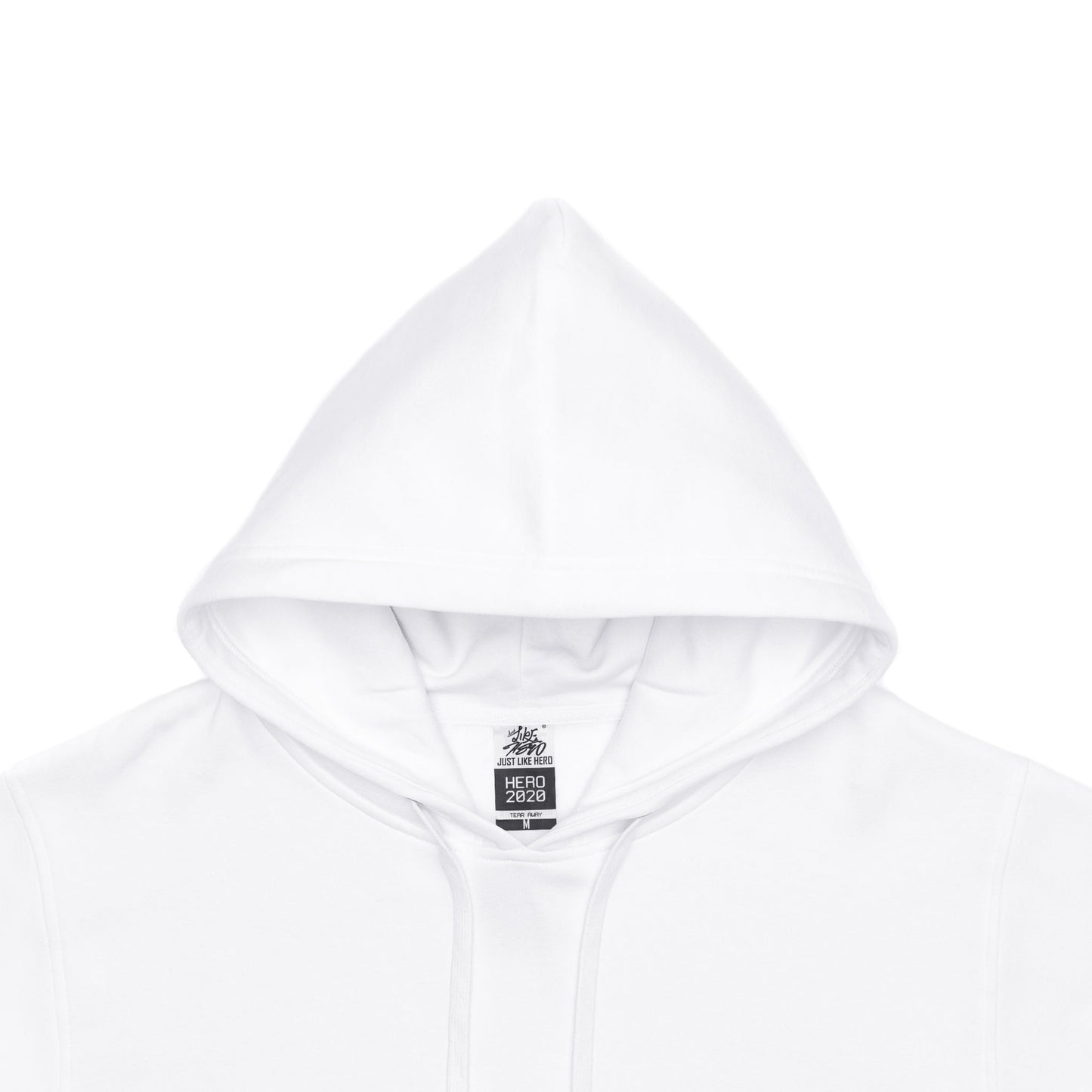 HERO-2020 Unisex Blank Hoodie - White