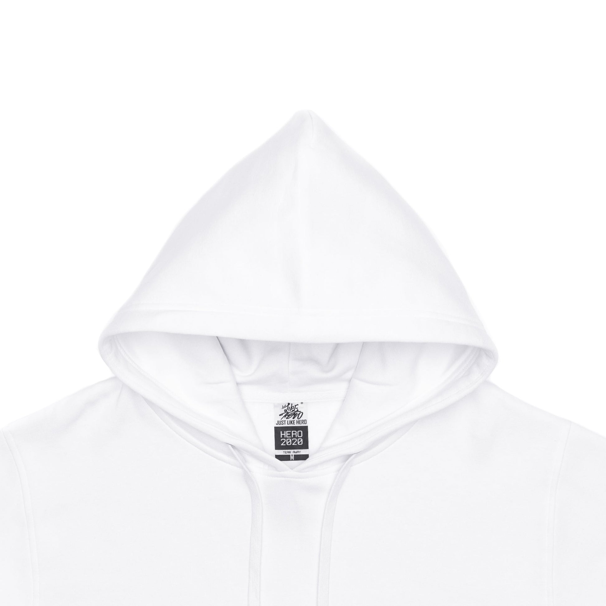 HERO-2020 Unisex Blank Hoodie - White