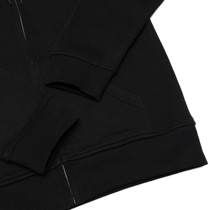 HERO-3020 Unisex Full Zip Hoodie - Black - Full-Zip