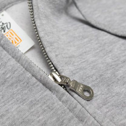 HERO-3020 Unisex Full Zip Hoodie - Sport Grey - Full-Zip