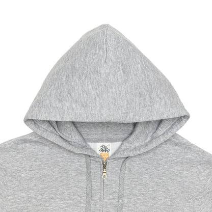 HERO-3020 Unisex Full Zip Hoodie - Sport Grey - Full-Zip