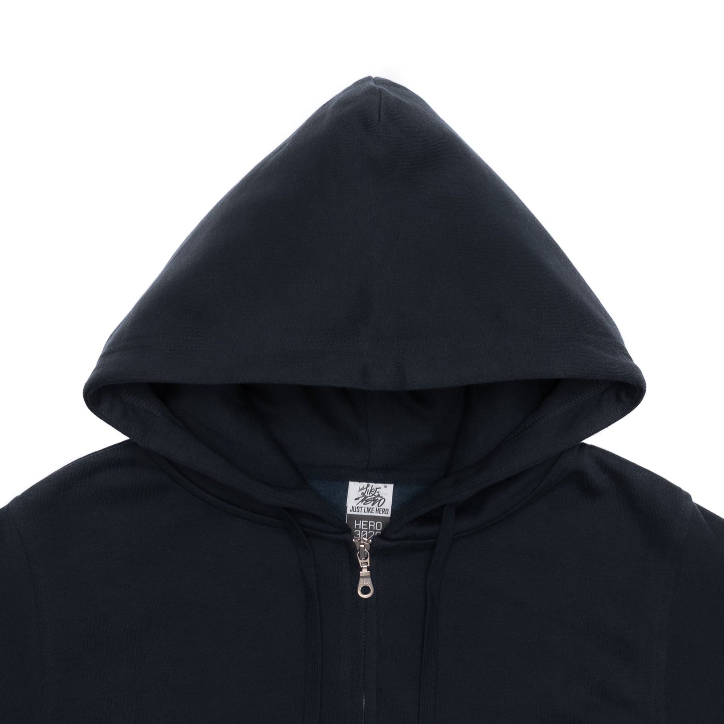 HERO-3020 Unisex Full Zip Hoodie - Navy Blue