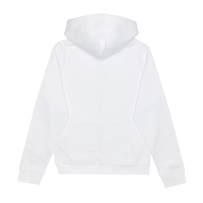 HERO-3020 Unisex Full Zip Hoodie - White - Full-Zip