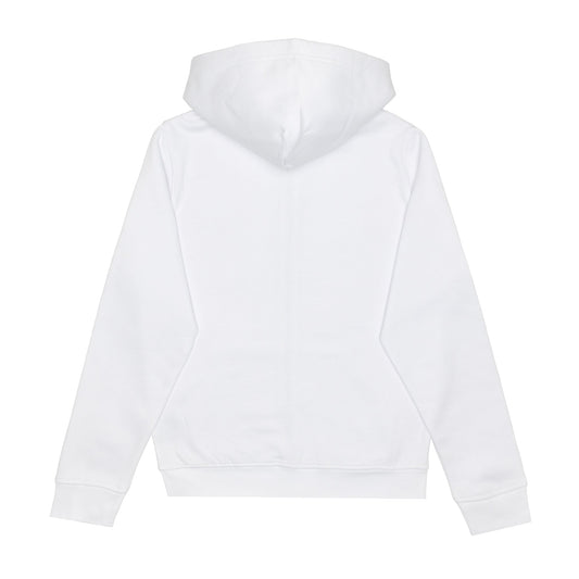 HERO-3020 Unisex Full Zip Hoodie - White - Full-Zip