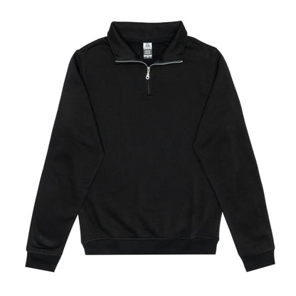 HERO-4020 Unisex Quarter Zip Sweatshirt - Black - Quarter-Zip