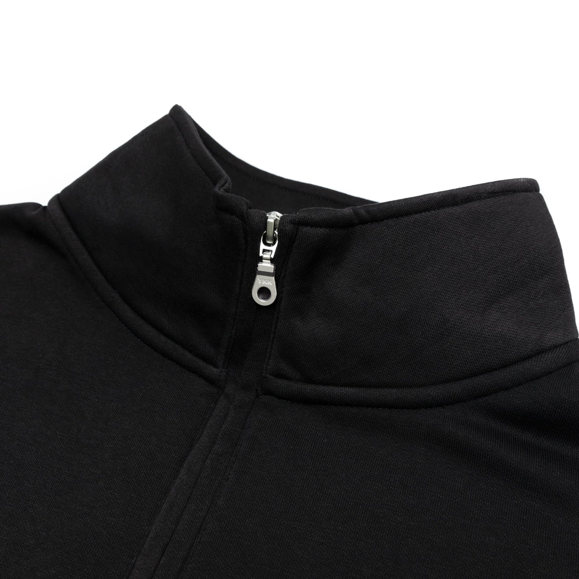 HERO-4020 Unisex Quarter Zip Sweatshirt - Black - Quarter-Zip