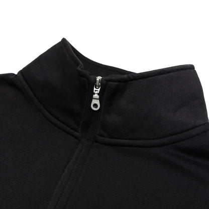 HERO-4020 Unisex Quarter Zip Sweatshirt - Black - Quarter-Zip