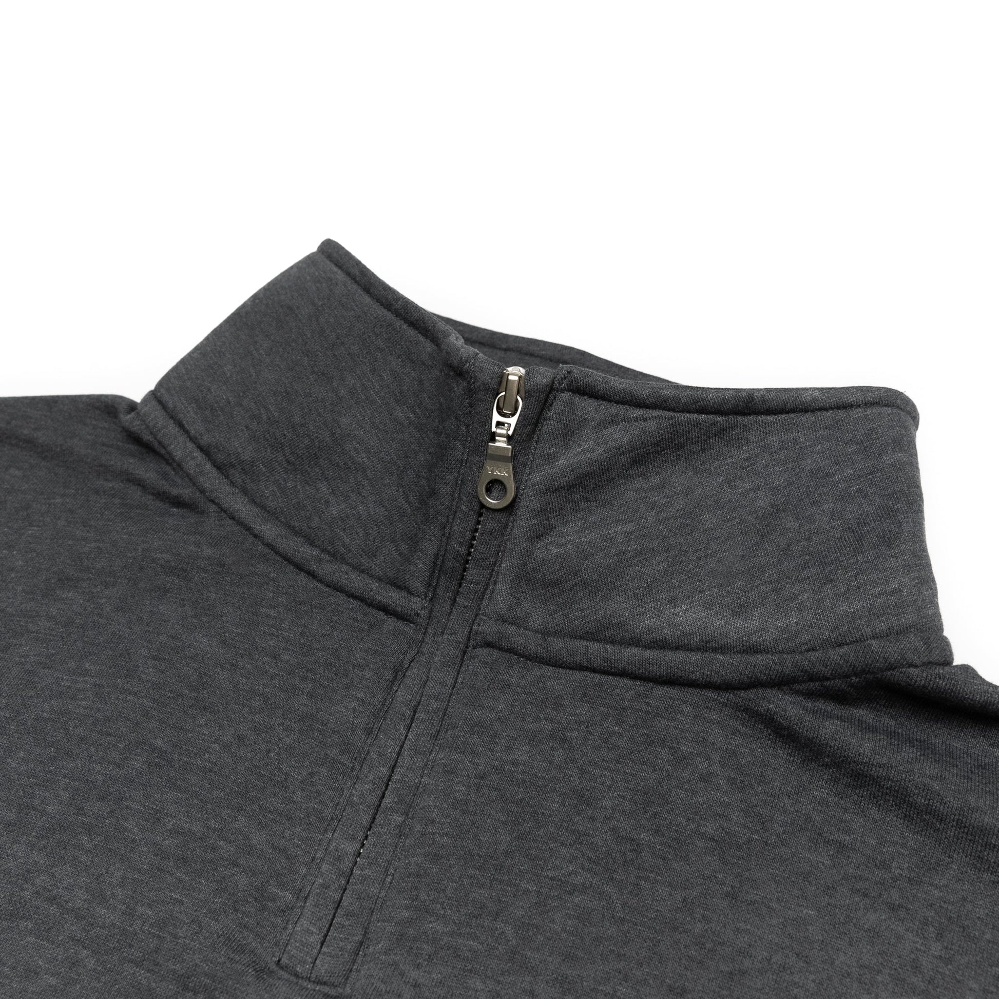 HERO-4020 Unisex Quarter Zip Sweatshirt - Dark Heather - Quarter-Zip
