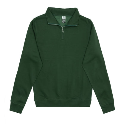 HERO-4020 Unisex Quarter Zip Sweatshirt - Forest Green - Quarter-Zip
