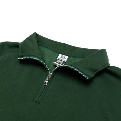 HERO-4020 Unisex Quarter Zip Sweatshirt - Forest Green - Quarter-Zip