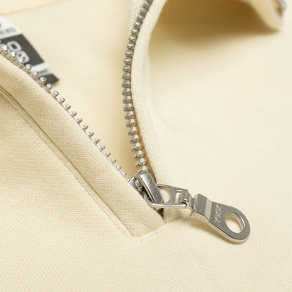 HERO-4020 Unisex Quarter Zip Sweatshirt - Ivory - Quarter-Zip