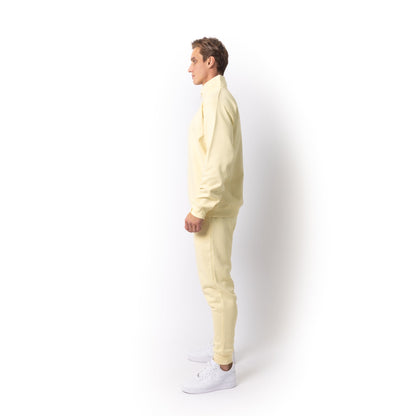 HERO-4020 Unisex Quarter Zip Sweatshirt - Ivory - Quarter-Zip