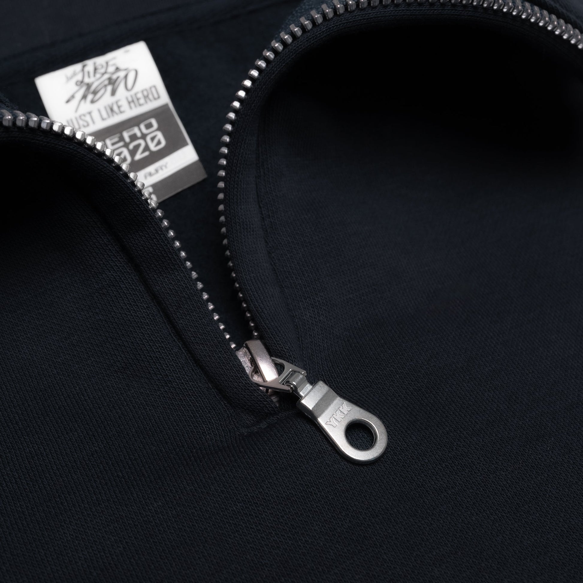 HERO-4020 Unisex Quarter Zip Sweatshirt - Navy Blue - Quarter-Zip