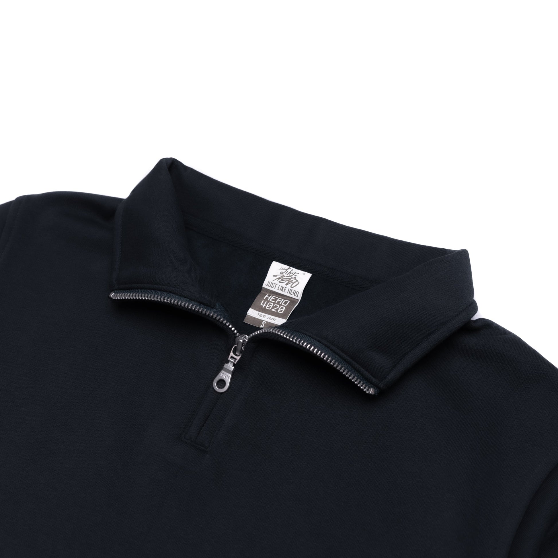 HERO-4020 Unisex Quarter Zip Sweatshirt - Navy Blue - Quarter-Zip