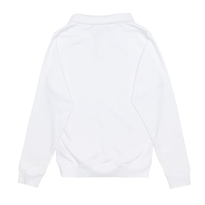 HERO-4020 Unisex Quarter Zip Sweatshirt - White - Quarter-Zip