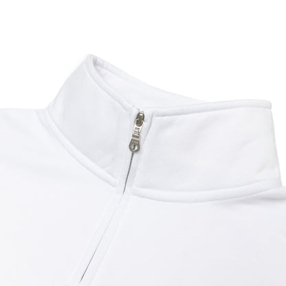 HERO-4020 Unisex Quarter Zip Sweatshirt - White - Quarter-Zip