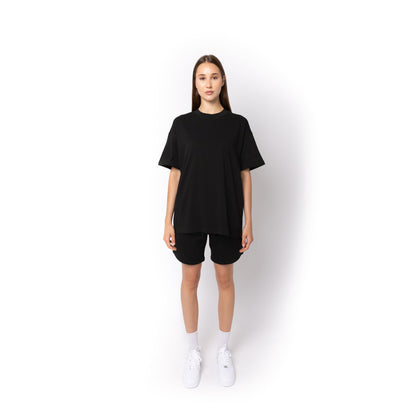 HERO-300 Unisex Super Heavy Oversized Tee - Black - Crewnecks