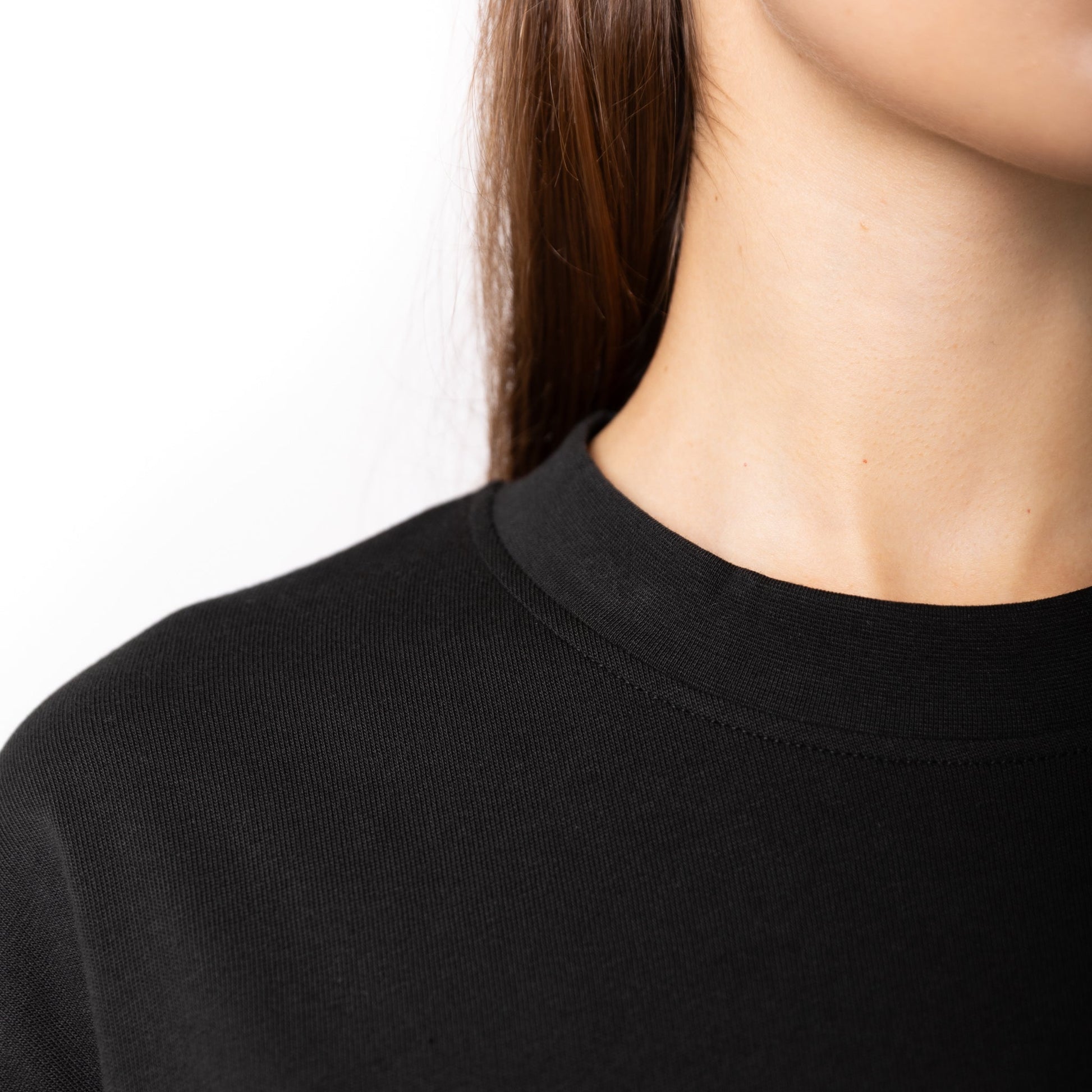 HERO-300 Unisex Super Heavy Oversized Tee - Black - Crewnecks