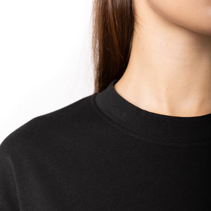 HERO-300 Unisex Super Heavy Oversized Tee - Black - Crewnecks