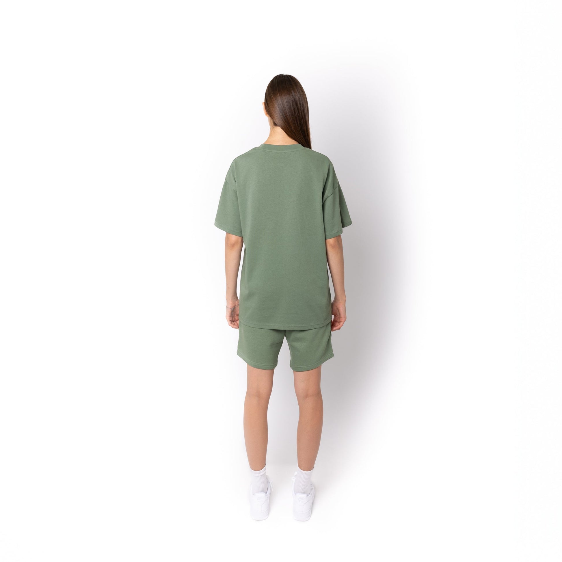 HERO-300 Unisex Super Heavy Oversized Tee - Dusty Green - Crewnecks