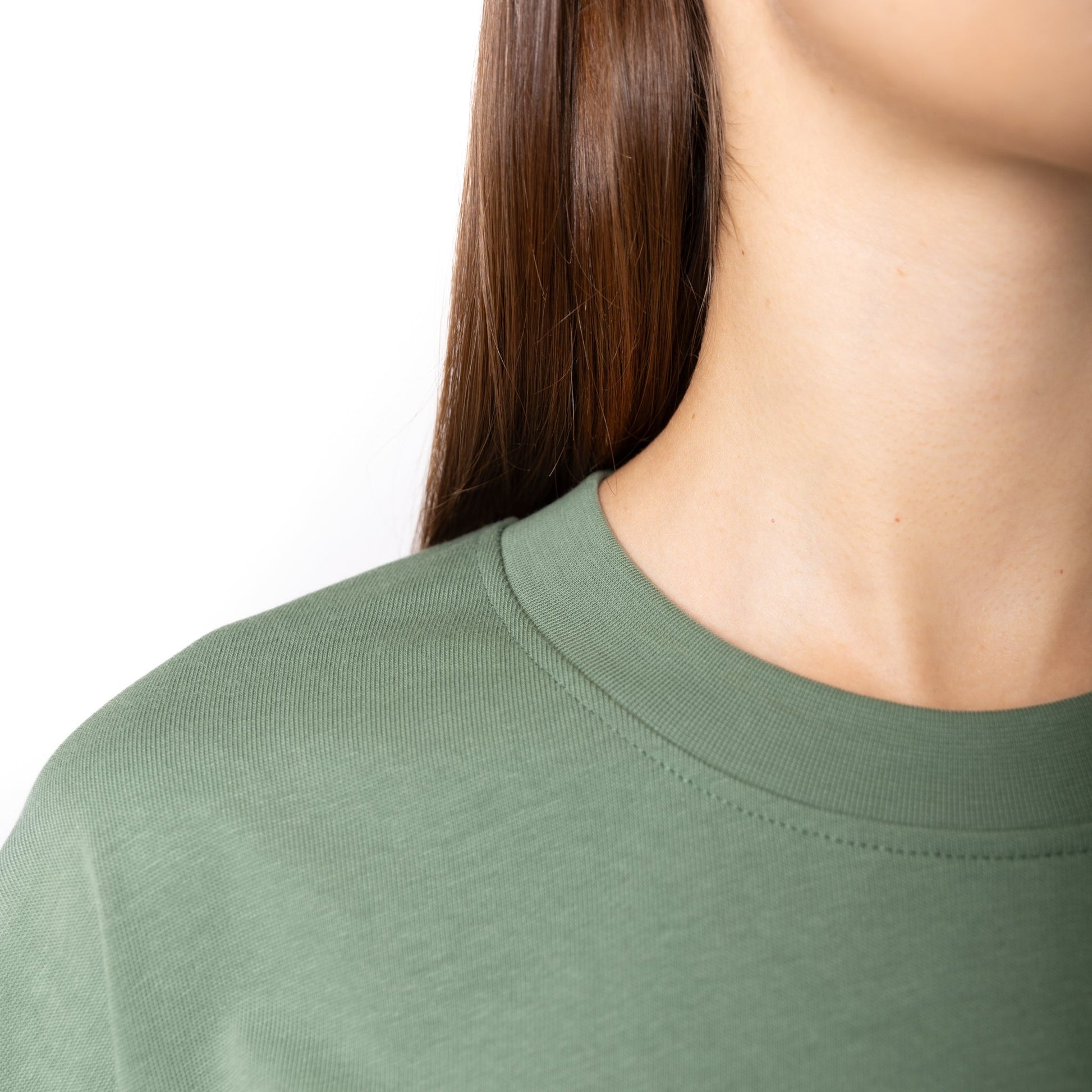 HERO-300 Unisex Super Heavy Oversized Tee - Dusty Green - Crewnecks