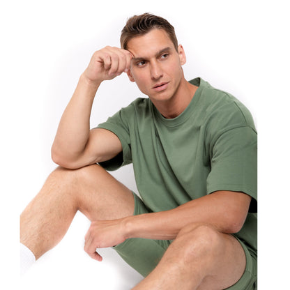 HERO-300 Unisex Super Heavy Oversized Tee - Dusty Green - Crewnecks