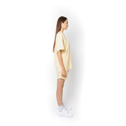 HERO-300 Unisex Super Heavy Oversized Tee - Ivory - Crewnecks