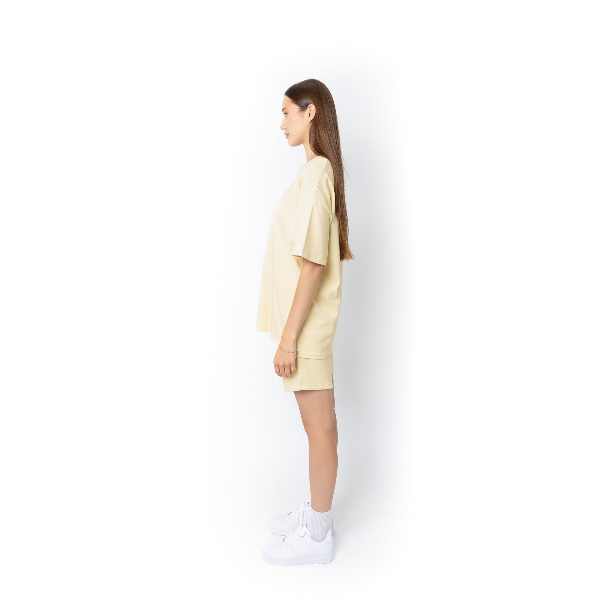 HERO-300 Unisex Super Heavy Oversized Tee - Ivory - Crewnecks