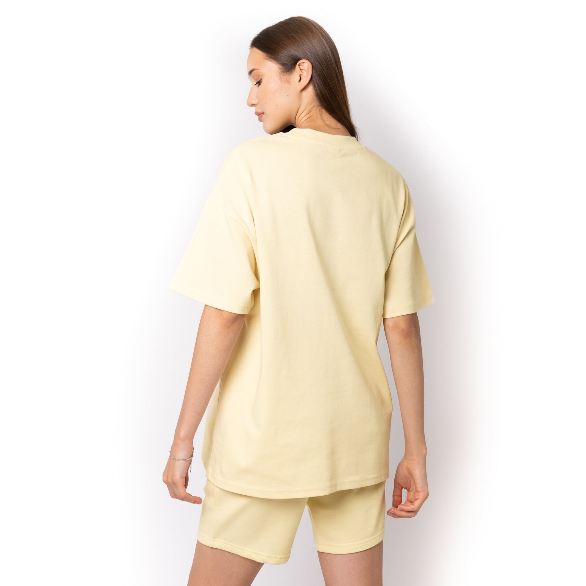 HERO-300 Unisex Super Heavy Oversized Tee - Ivory - Crewnecks