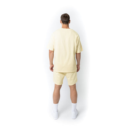 HERO-300 Unisex Super Heavy Oversized Tee - Ivory - Crewnecks
