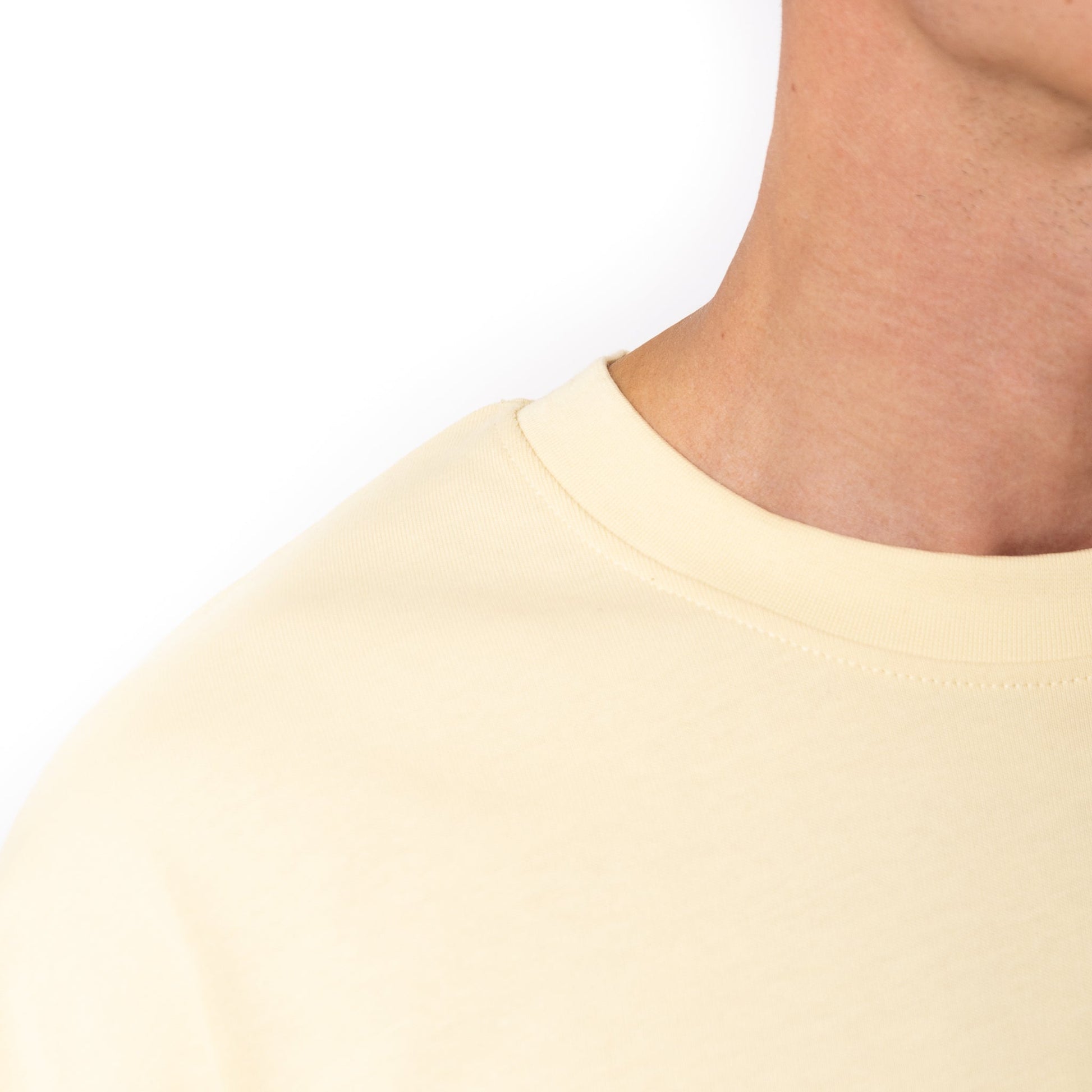 HERO-300 Unisex Super Heavy Oversized Tee - Ivory - Crewnecks