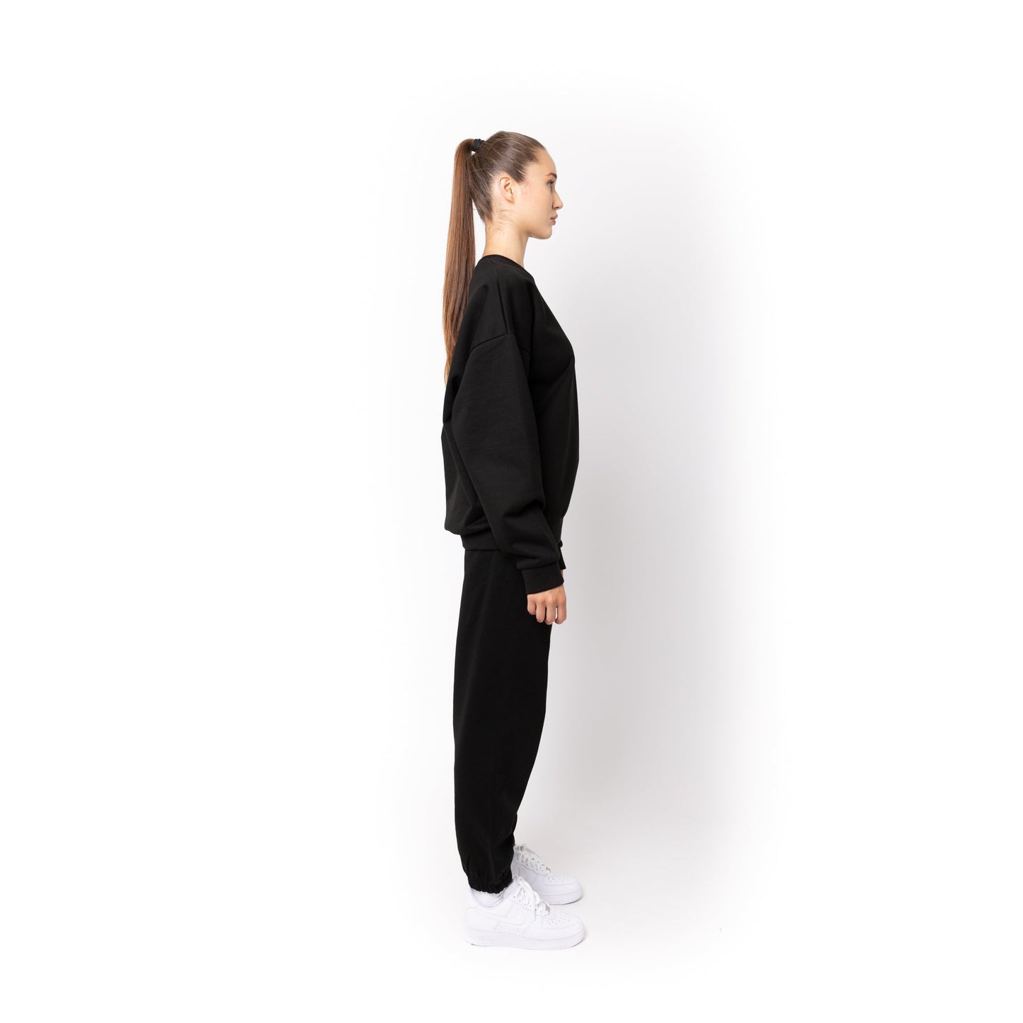 HERO-1050 MAX Unisex Blank Crewneck Sweatshirt - Black