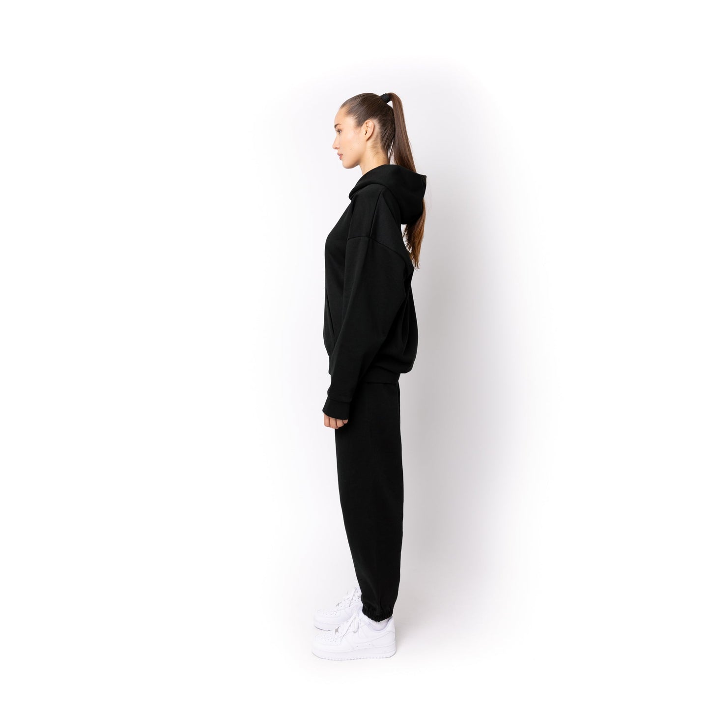 HERO-2050 MAX Unisex Blank Hoodie - Black