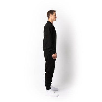 HERO-4020 Unisex Quarter Zip Sweatshirt - Black - Quarter-Zip