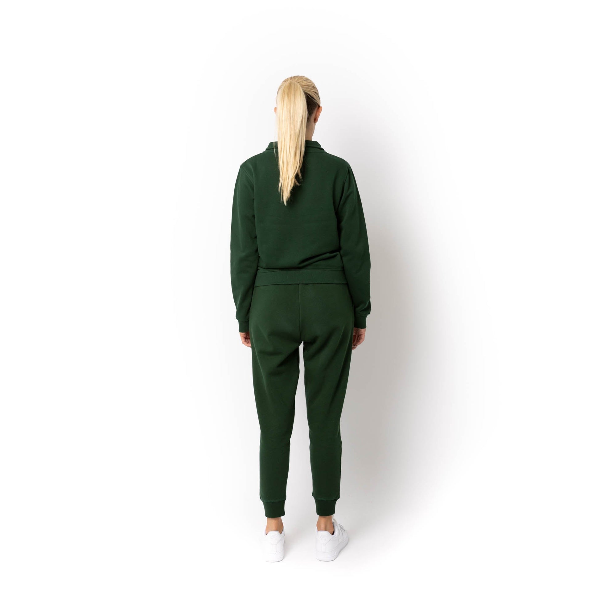 HERO-4020 Unisex Quarter Zip Sweatshirt - Forest Green - Quarter-Zip