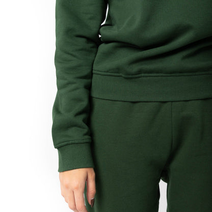 HERO-4020 Unisex Quarter Zip Sweatshirt - Forest Green - Quarter-Zip