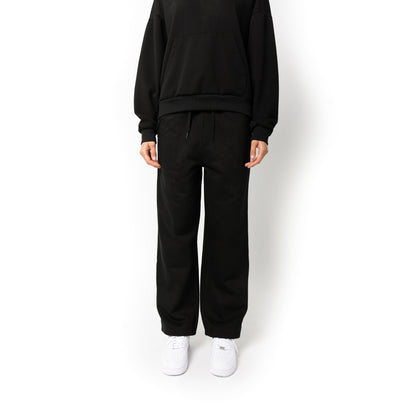 HERO-5220 Unisex Wide Leg Sweatpants - Black - Joggers