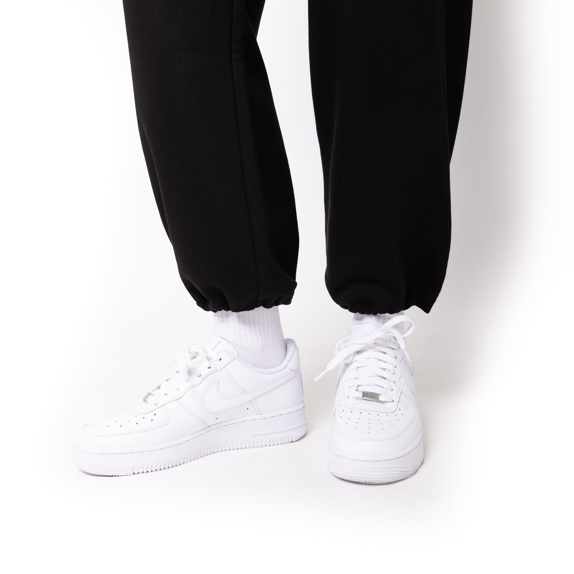 HERO-5220 Unisex Wide Leg Sweatpants - Black - Joggers