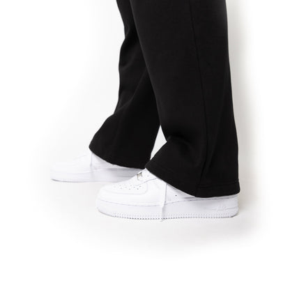 HERO-5220 Unisex Wide Leg Sweatpants - Black - Joggers