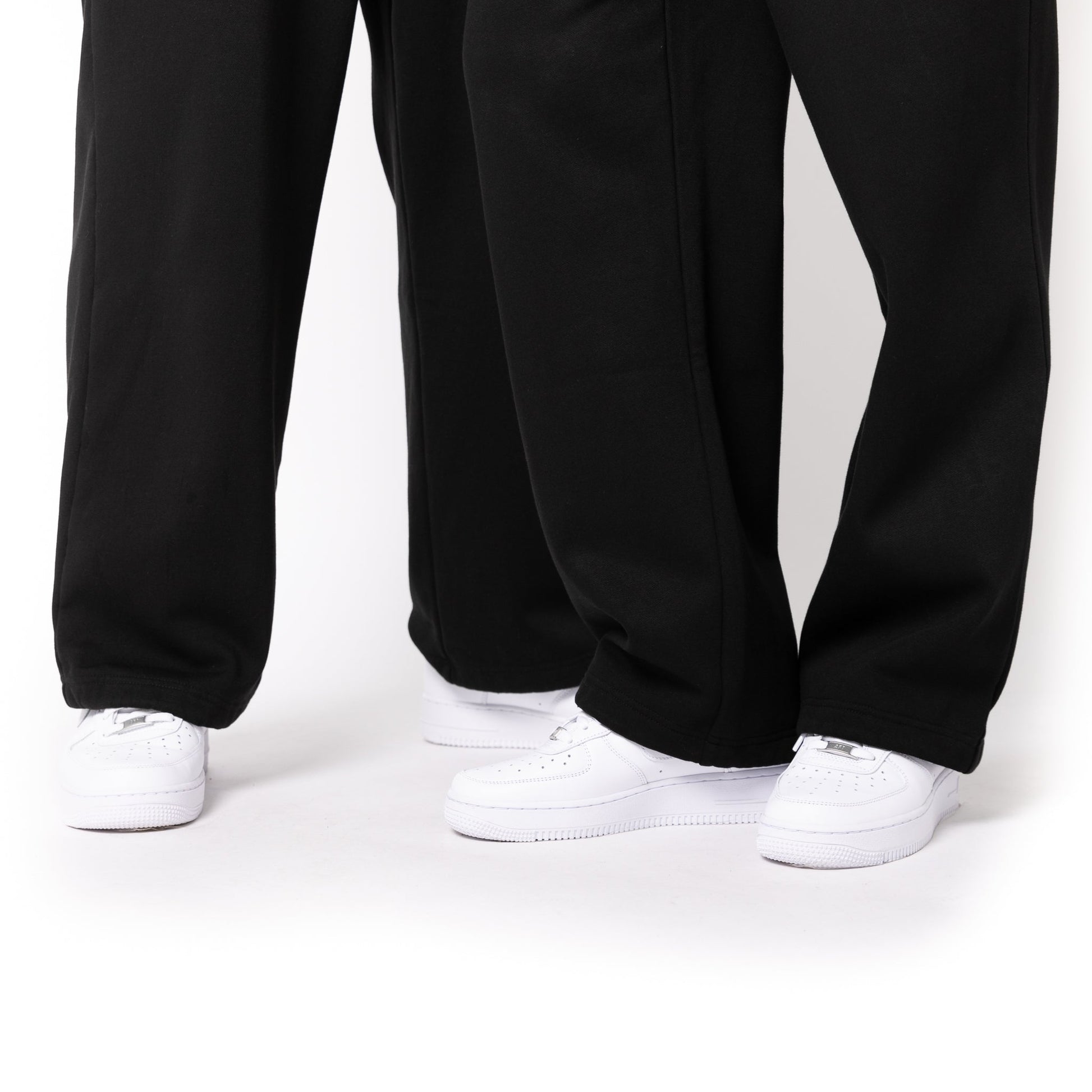 HERO-5220 Unisex Wide Leg Sweatpants - Black - Joggers